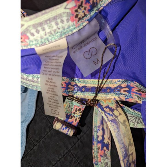 Calia NWT tankini top sz Medium Strappy open back - Picture 5 of 8